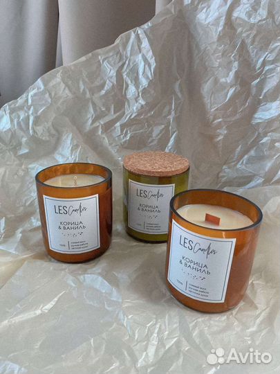 Свечи из соевого воска