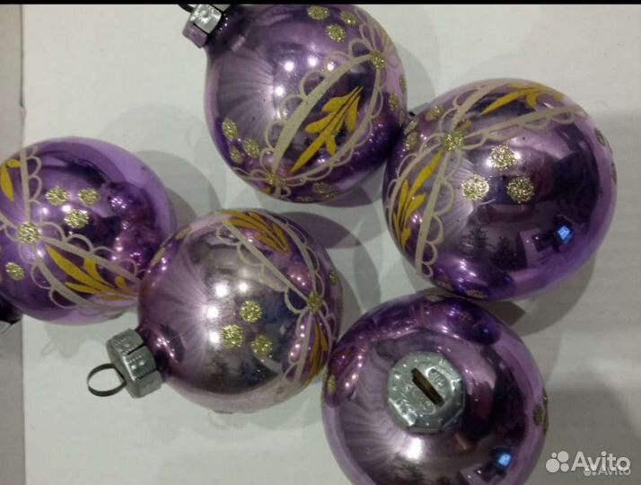 Елочные игрушки СССР и гдр. Гирлянды