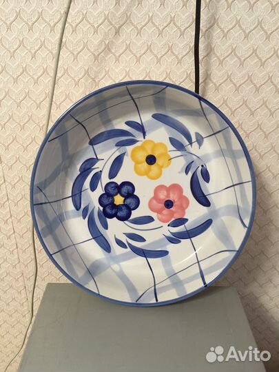 Тарелка глиняная