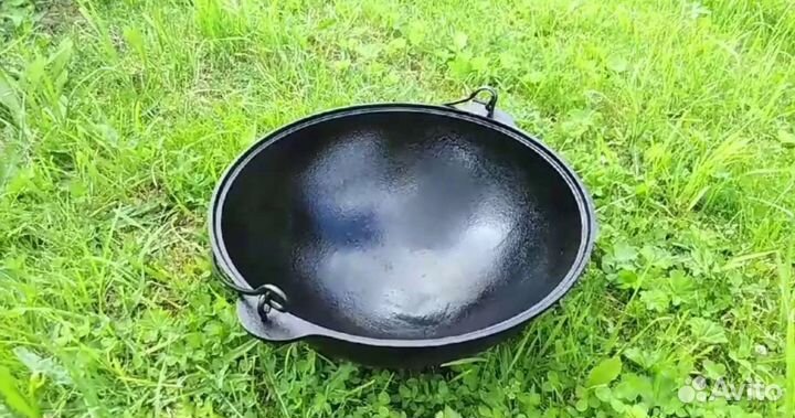 Казан чугунный с крышкой