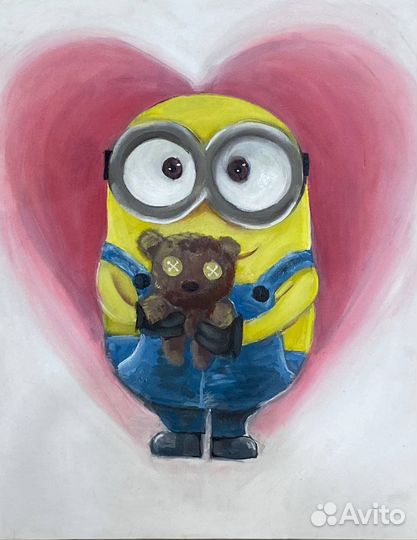 Миньон картина маслом 50 на 60