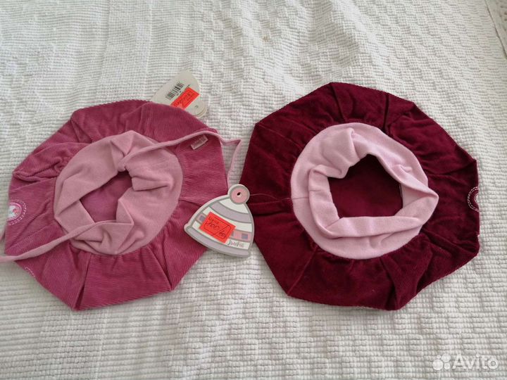 Шапка детская девочковая, хлопковая(бирет)