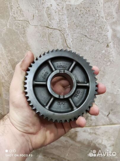 Шестерня первой передачи skoda rapid