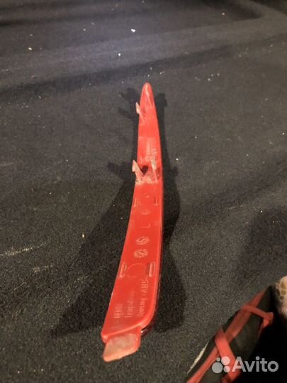 Отражатель бампера левый шкода октавия а5 фл