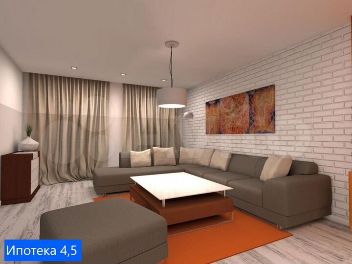 1-к. квартира, 42,5 м², 7/8 эт.