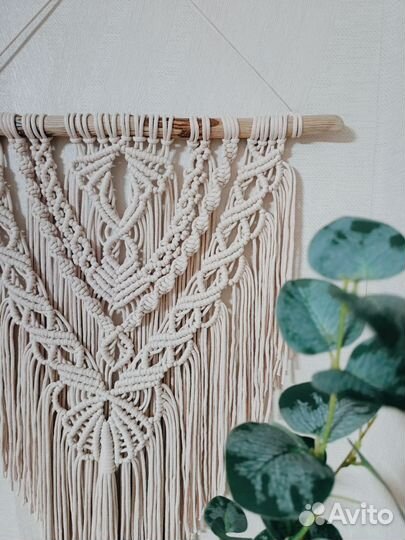 Интерьерное панно, макраме панно