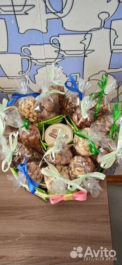 Тортик из чая и орехов