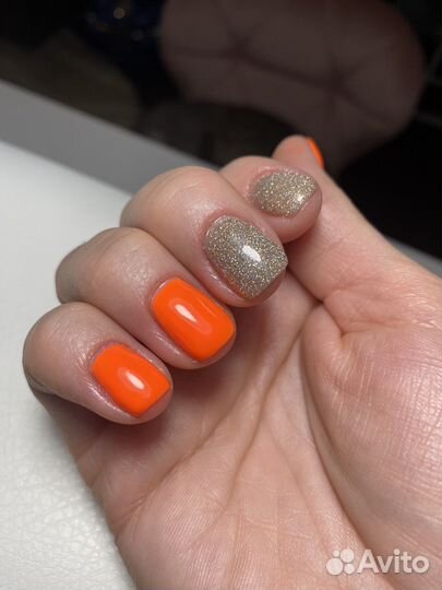 Маникюр/педикюр с покрытием