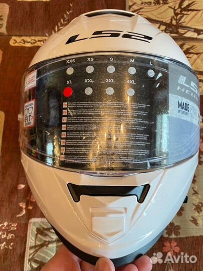 LS2 FF800 Storm Solid XL