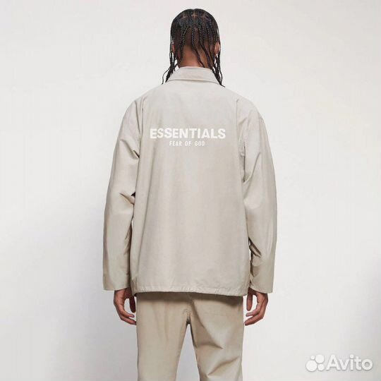 Ветровка рубашка fear of god Бежевая