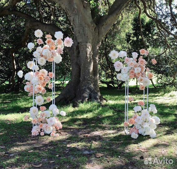 Колонны арка фотозона свадьба