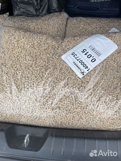 Наполнитель древесный для кошачьего туалета