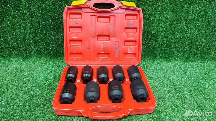 Набор ударных головок 9 предметов 1/2