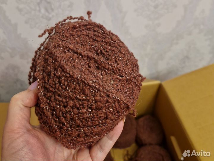 Нитки букле