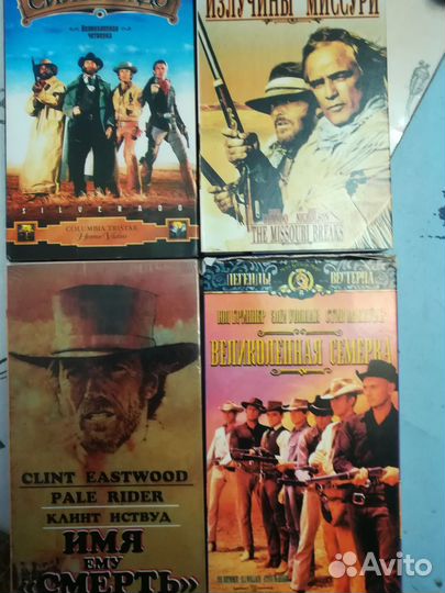 Видеокассеты VHS. Лицензия. Легенды вестерн