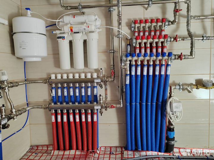 Монтаж отопления, водоснабжения и канализации