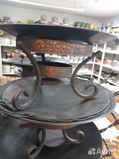 Сажд чугунный Сковорода Узбекский