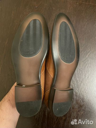 Мужские кожаные туфли 41 размер
