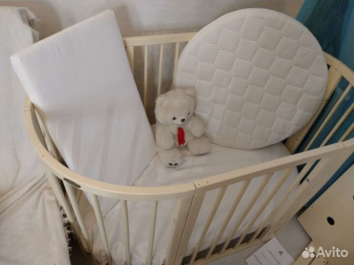 Кроватка-трансформер комфорт бэйби +3 матраса