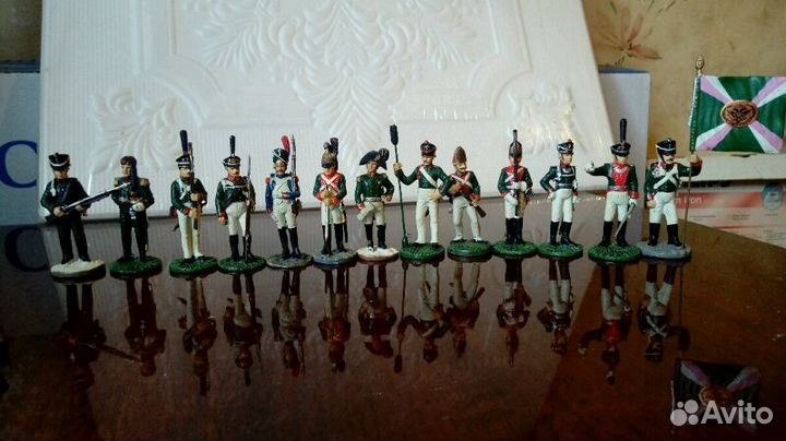 Коллекционные оловянные миниатюры солдат