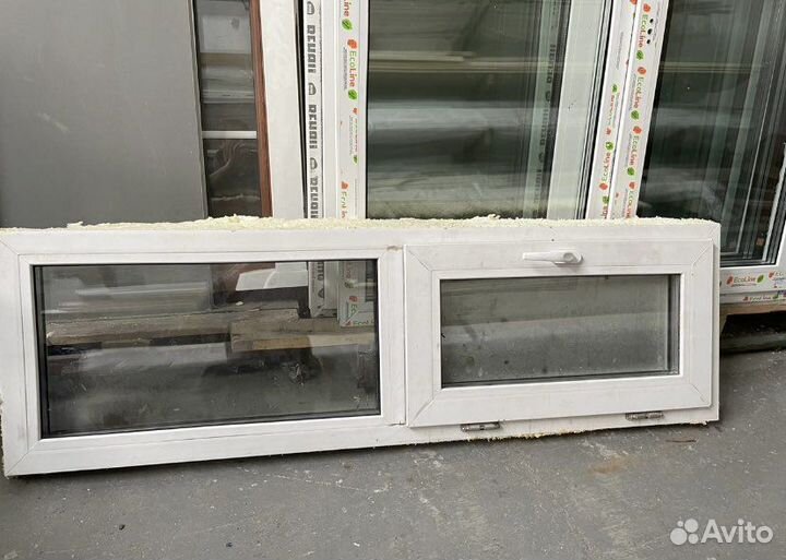 Пластиковое окно, 450/1500 мм