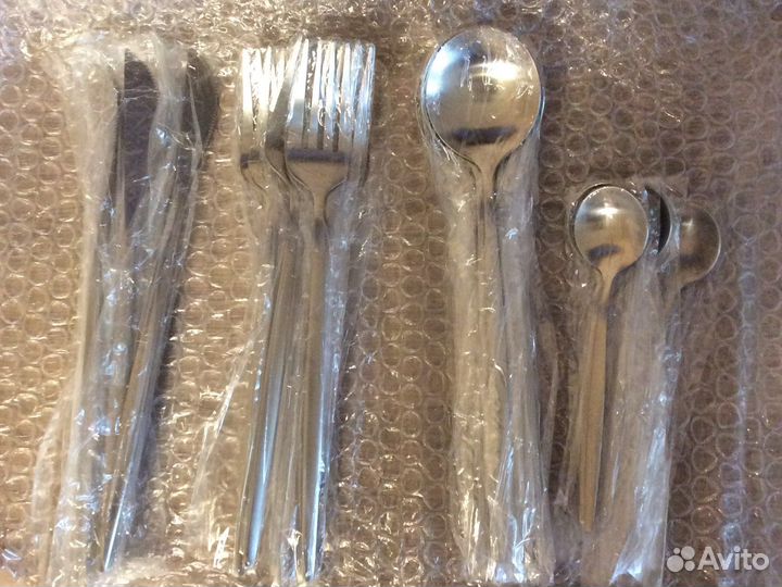 Набор столовых приборов глянец на 6 персон(24шт)