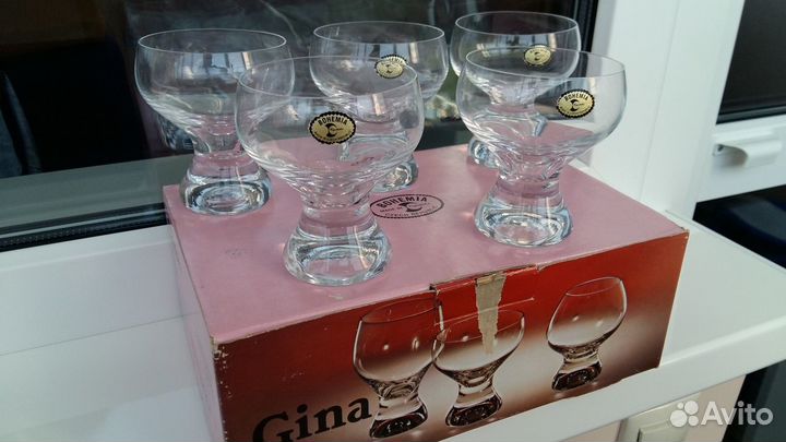 Хрустальные бокалы Чехия Богемия