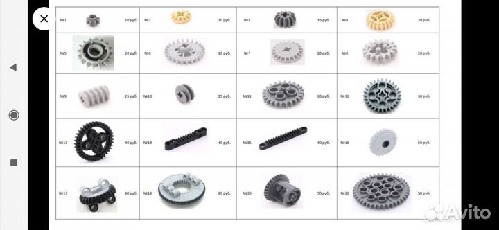 Детали Lego technic, шестерни, амортизаторы, шасси