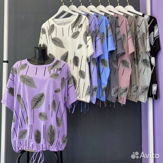 Женскпя футболка большая