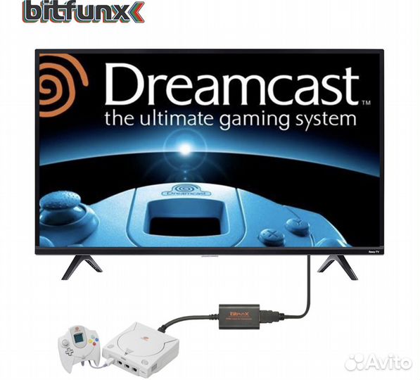 Sega Dreamcast +Игры+HD