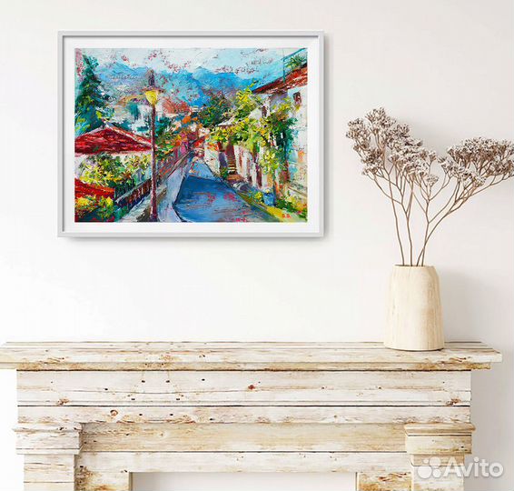 Картина маслом на холсте Крым 