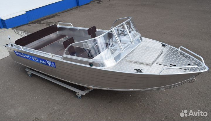 Новый алюминиевый катер Wyatboat 490 Pro