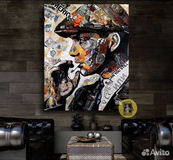 Современные картины на холсте в бар, офис