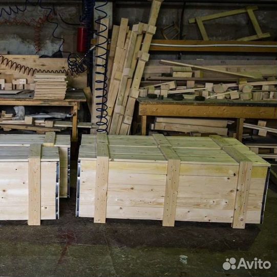 Ящик деревянный, коробки, транспортировочная тара