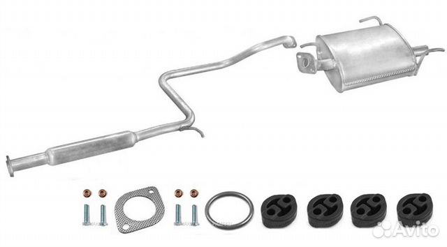 Глушитель Резонатор nissan almera classic N15 N16 купить в Санкт ...