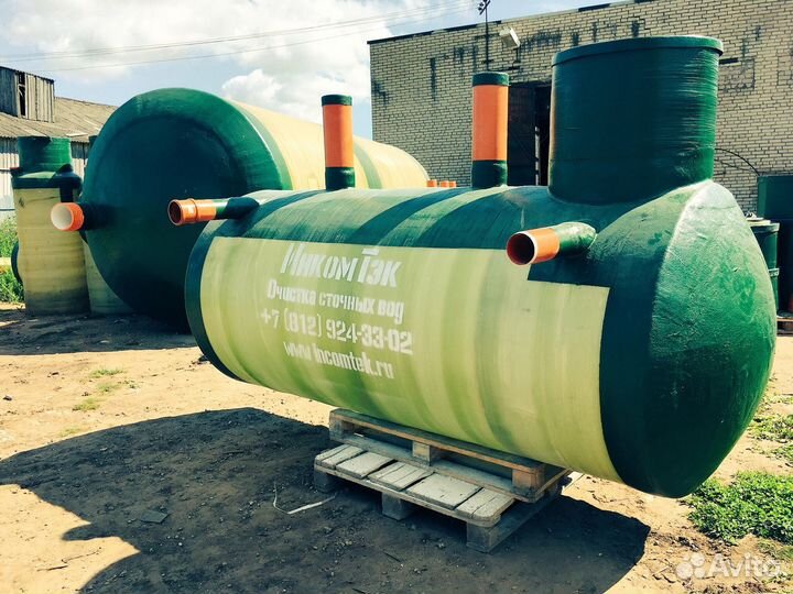 Накопительные емкости из стеклопластика