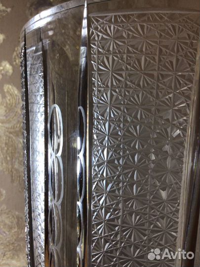 Ваза для цветов хрустальная 30 см Германия