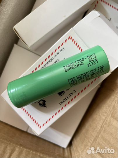 Аккумуляторы Samsung 21700 50S 5000mah 45A