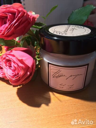 Ароматическая свеча ручной работы