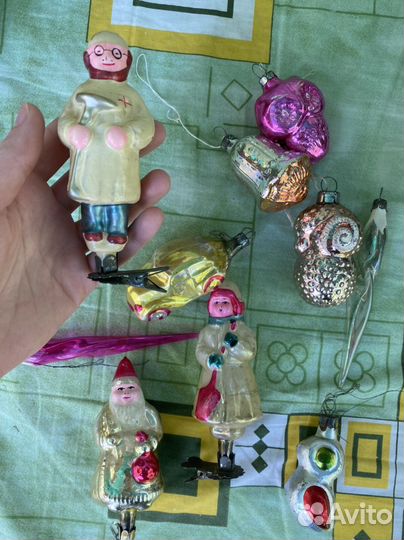 Старинные елочные игрушки