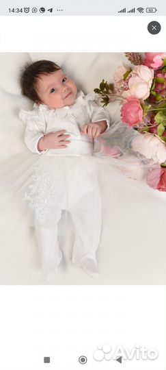 Комплект на выписку для девочки