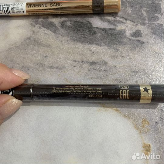 Маркер для бровей вивьен сабо и летуаль