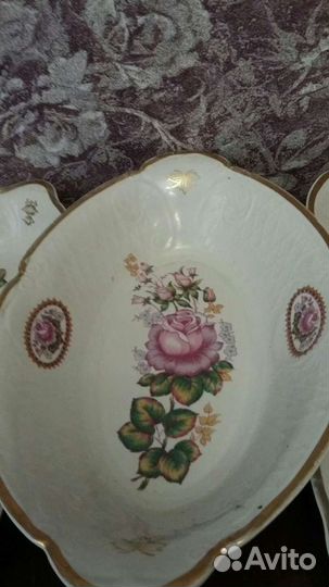 Блюдо в количестве пяти штук-50-60годы