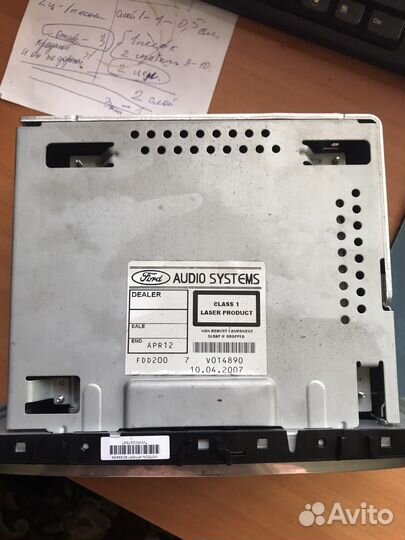 Ford focus 2 штатная магнитола
