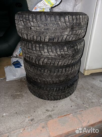 Колеса в сборе зимняя резина r14 renault logan