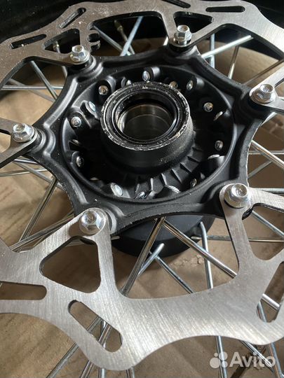 Колеса мотард комплект 17/17(диски алюминий перед