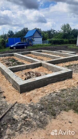 Фундамент с нуля