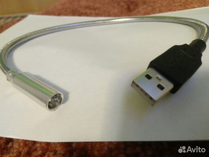Гибкая USB лампа для электр.книги