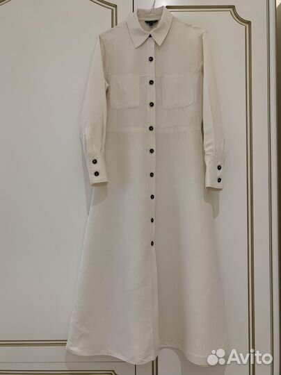 Платье-рубашка и платок Массимо Дутти 42