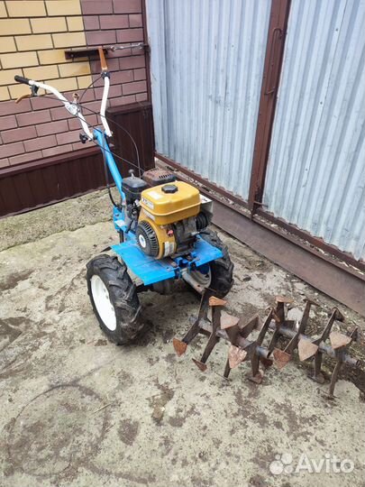 Вспашка мотоблоком